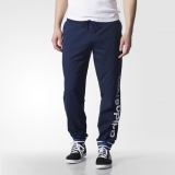 I40q6471 - Adidas Logo Track Pants Blue - Men - Clothing
